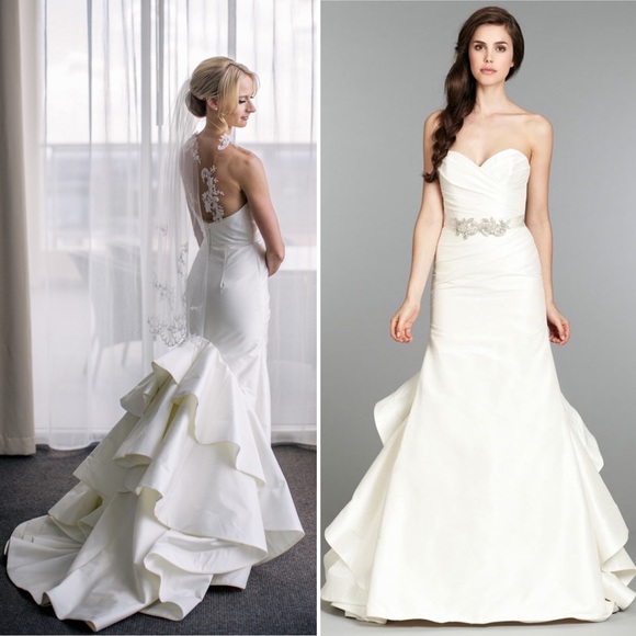 Blush by Hayley Paige Dresses & Skirts - Blush by Hayley Paige Daffodil Ivory Dress Size 12